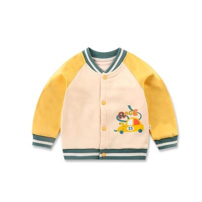 China Washable Velvet Kids Fashion casual boys and girls baseball jacket cardigan autumn and winter thick for sale