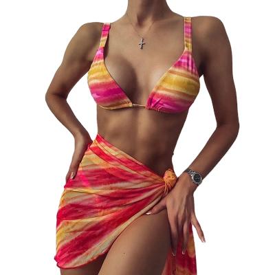 China Breathable Top Sale Guaranteed Quality Designer Swimwear Wholesale3 Piece Women's Famous Leopard Swimwear for sale