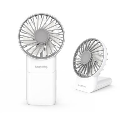 China Folding OEM 2 in 1 mini mini ice cream color handfree fan ventilador electrico de mano for sale