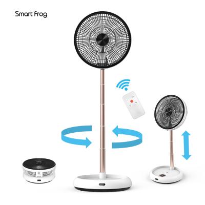 China Smart Humidifier Frog Tensioning High Quality Height Adjustable Folding Stand Wireless Fan for sale