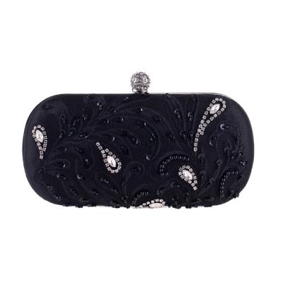 China New Fashion Daily Wholesale Clutch Bag Embroidered Diamond Beaded Women's Craft Dinner Handbag Bag for sale