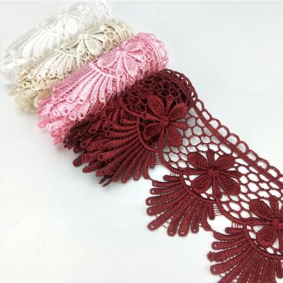 China Last Product Fashion Viable Promotional Hot Wholesale Design Viable Wide Border Lace for sale