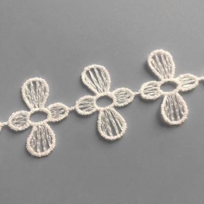 China New Special Design High Quality Hand-sewn Wedding DIY Lace Decoration Polyester Lace Trim Viable for sale