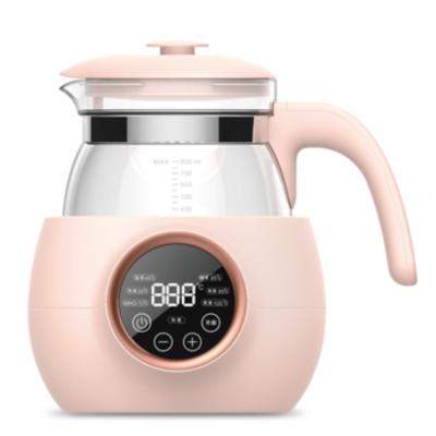 China Electric Glass Jar 800ml 800W 360 Degree Rotation Base Keep Warm 45/55/70/85/90 Temperature For Different Function For Baby Milk Kettle for sale