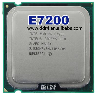 China Core 2 Duo E7200 E7300 E7400 E7500 E7600 Cache 2.53ghz 2.66ghz 2.8ghz 2.93ghz 3.06ghz 1066mhz Desktop Lga 775 CPU 3m Desktop Processor for sale