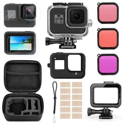 China Camerca Accessory For Traveling Accept Sample Order Amazon Hot Sale For GoPro 8 Travel Action Camera Specific Accessory Bundle for sale