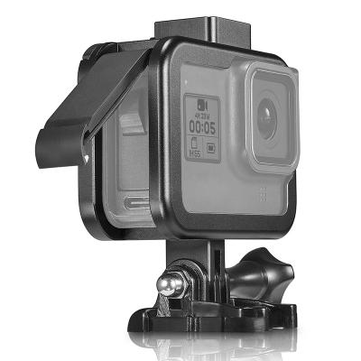 China Thermal Dissipation 2019 New Item Strong Protective Aluminum Alloy Skeleton View Case For GoPro Hero 8 Black for sale