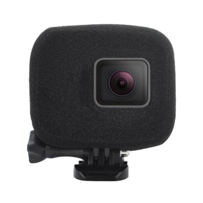 China Reduce Wind Noise/Increase Audio Sponge Cover Noise Reduction Windshield Windscreen Catch Windproof Housing Case For GoPro Hero 7 5 6 for sale