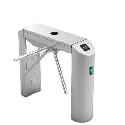 China Outdoor Semi-automatic Tripod Turnstile Rfid Access Control System 3 Arm Drop Arm Turnstile for sale