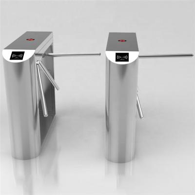 China 304 Stainless Steel New Design Tripod Shape Security Vertical Turnstile Gates For Entry/Exit Gate for sale