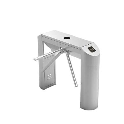 China SUS304 Stainless Steel Tripod Turnstile 3 Arm Drop Arm Turnstile Nfc Access Control Security Gate In Outdoor For ESD Tester for sale