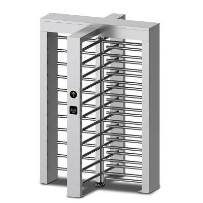 China 304 Stainless Steel Heet Full Height Turnstile Pedestrian Gate For High Security Check for sale