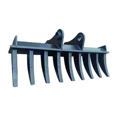 China Wholesale customer required low price excavator attachments excavator rake for farm work for sale