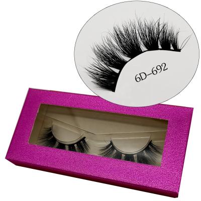 China Wholesale Natural Beauty Long Volume Double 3D Eye Lashes Fake Premium Synthetic False Mink Eyelashes Maker for sale