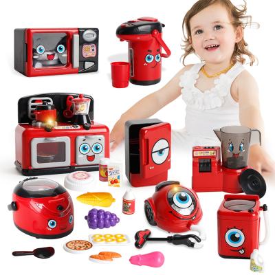 China Plastic Pretend Play House Baby Kid Kitchen Appliances Simulate Housework Toys Set Aliexpress Success for sale