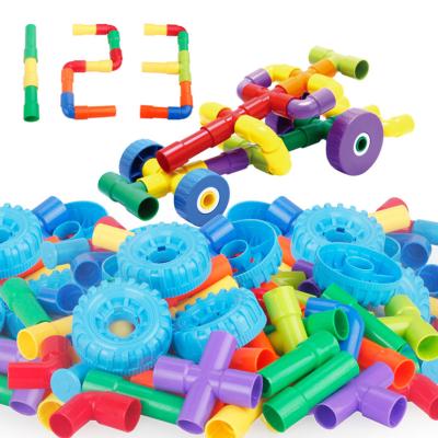 China Building Blocks Toy Set of Toy Amazon Hot Selling Building Pipeline for sale