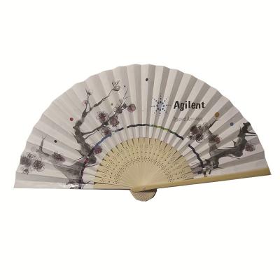 중국 Custom Printed Large Folding Clack Hand Fan Sublimation UV Reactive Bamboo Handheld For Festival Raves 판매용