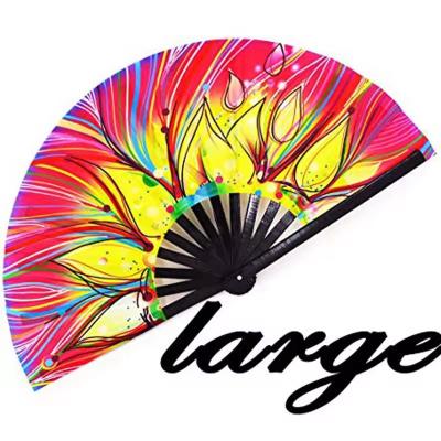 China Japanese Custom Printed Logo Wedding Hand Fans Handmade Bamboo Fan for sale