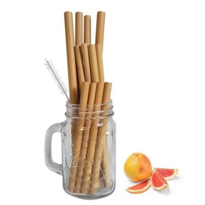 China ECO FRIENDLY NATURAL BAMBOO STRAW BAMBOO STRAW FOR TRAVELLING WHOLESALE BAMBOO STRAW HIGH QUALITY Te koop