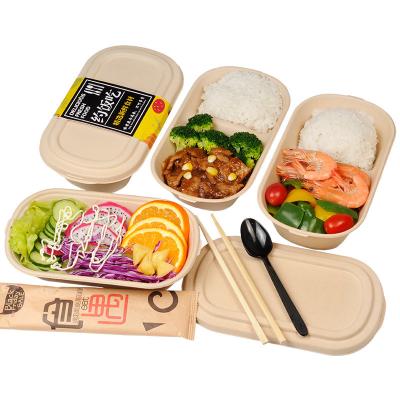 China 100 % kompostierbarer Lebensmittelbehälter, Zuckerrohr-Lunchbox, Bambus-Aufbewahrungsboxen und -Behälter, umweltfreundlich, multifunktional zu verkaufen