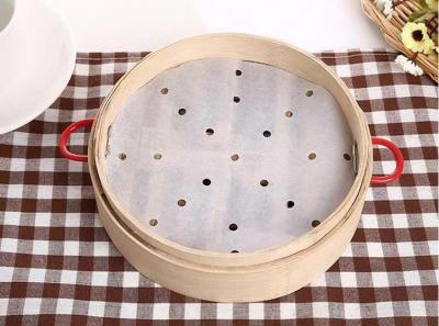 China 10 Inch Tier Basket Cooking Stainless HQ-bamboo Wechef 2 Layer Rice Noodle Roll Steamer à venda