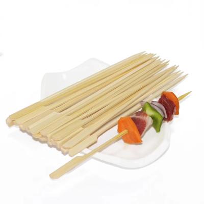 China Sharpened Stick Bamboo and Wooden bbq Bamboo Skewers Bamboo Picks en venta