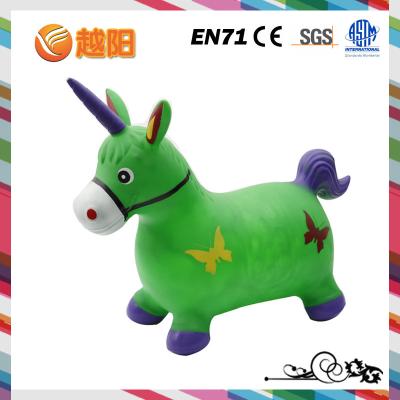 China PVC 1300g Environmental Jumping Unicorn Animals for Toys (KH1-03) for sale