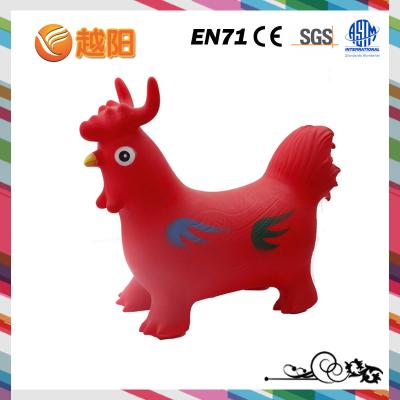 China PVC 1300g Inflatable Toy Jumping Animals Cow for Play (KH1-20) for sale