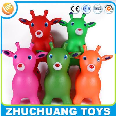 China wholesale color painting cartoon deer kids ride on animals for sale