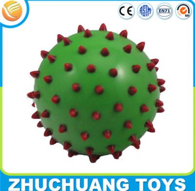 China two tone color cheap inflatable pvc massage ball for kids for sale