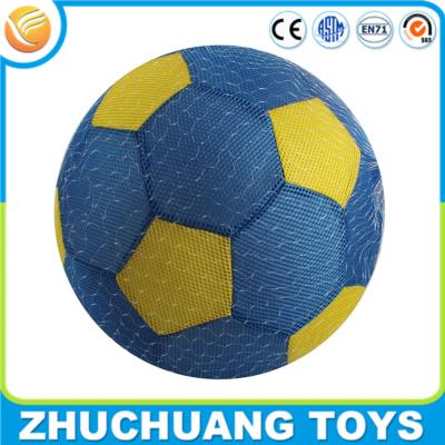 China 35cm giant pvc inflatable net fabric covered soccer balls for sale