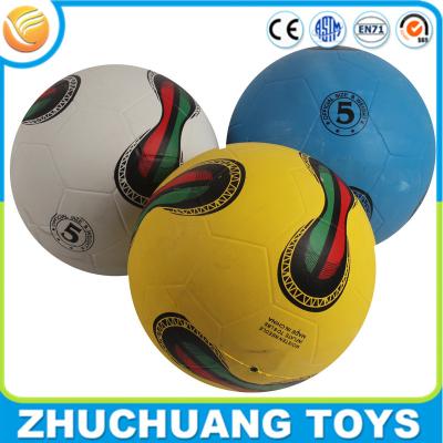 China wholesale inflatable rubber ball football soccer ball for sale