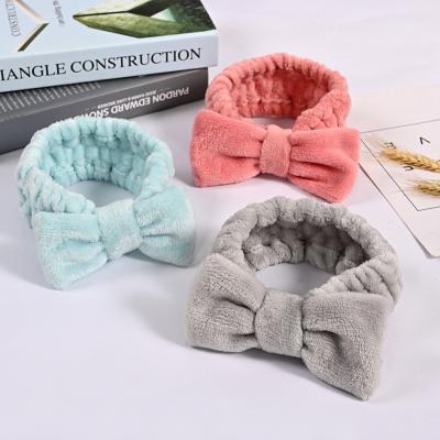 China Soft OPP BAG Headbands Accessories Factory Faleirong Women Cloth Hair Band, Children Bow Bulk OPP Bag Women, Soft NC; ZHE Flannel, fabric for sale