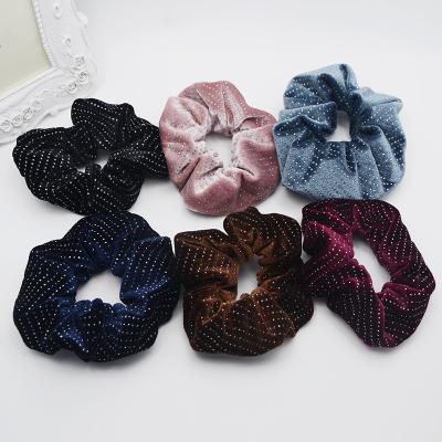 China Amazon Hotsale Sweet Popular Cheap Women Mixed Logo Customized Custom Logo Satin Hair Scrunchies Bag for sale