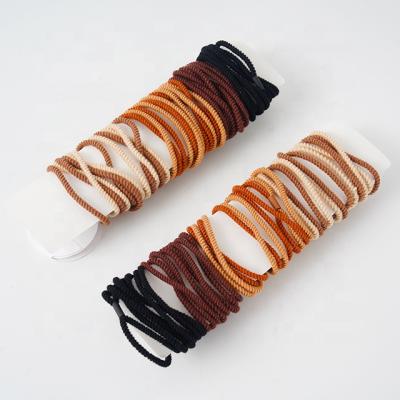 China New Leopard Hair Tie Wire Soft Thick Hair Band Elastic Gold Yarn Hair Scrunchies for sale