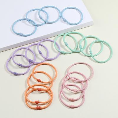 China 100pcs Women's 5cm Simple Head Rope Hair Circle Rope For Elastic Hair Ring Headdress Elastic Hair Tie Band Girl Tops for sale