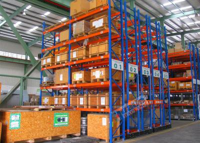 China Multiple Row S235JR Pallet Shelf Mobile Storage Racks Anti Earthquake for sale