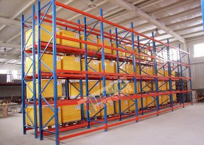 Chine Galvanized Stackable Pallet Racks 5000kg Industrial Warehouse Shelving à vendre