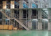 China Industrial Small Goods Rack Supported Mezzanine Storage Galvanization Surface Finished for sale