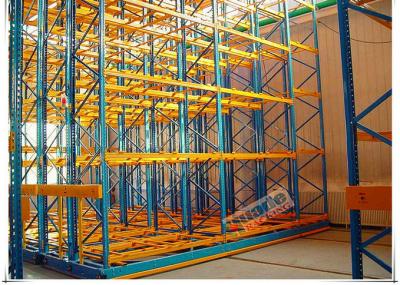 China Semi Automated Mobile Storage Racks 2 Aisle Quantities Remote Control for sale