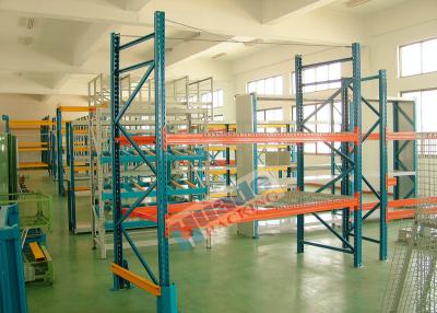 Cina Doppio sistema profondo di racking del pallet per il magazzino, ogni fascio livellato di forma della scatola di scaffalatura a palette regolabili in vendita