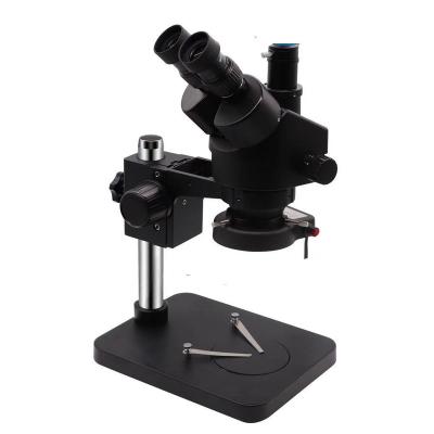 China Repair Black OEM Mobile Phone Repair Microscopio Trinocular Stereo Microscope for sale