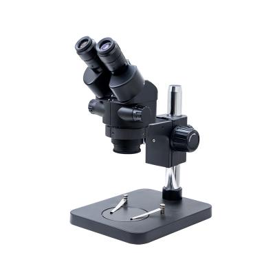 China Black Wide Repair Eye 7X-45X Binocular Microscopio High Point Zoom SMD Stereo Microscope for sale