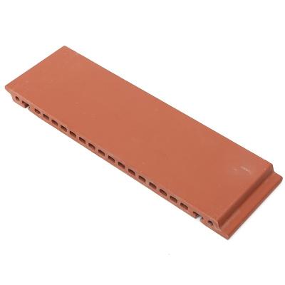 China Modern External Decorative Facade Cladding Terracotta Red Building Panel for sale