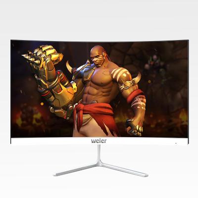 China 24inch weier curved curved gaming monitor IPS 144HZ 1ms 4k for gaming game for sale