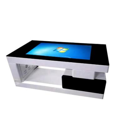 China Manufacturer price indoor weier smart home interactive touch screen table for cafe advertising display table for sale