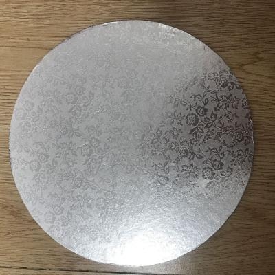 China 3mm Double Thick Silver Greaseproof Cake Board Cake Wrapper Cake Board for sale