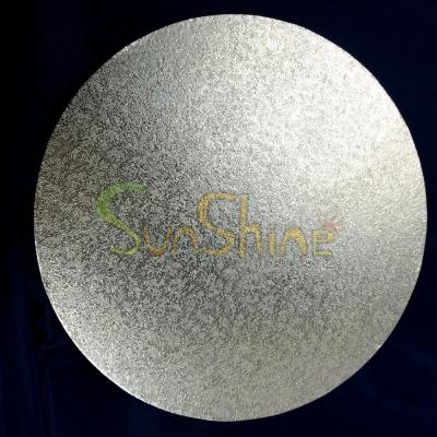 China Greaseproof Silver Foil Paper Embossed MDF Cake Board Cake Board Silver Foil Foil for sale