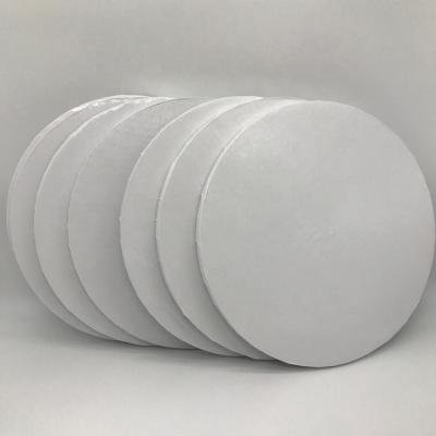 China Hot Sale 12mm Thick Cake Board White Cake Board Greaseproof Plain Cake Drum for sale