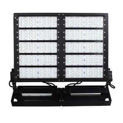 China Sports Stadiums High Transmittance Die Casting Lightweight Aluminum IP66 SMD 5050 1000W LED Stadium Light for sale